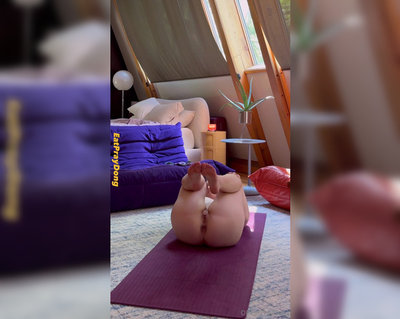 EatPrayDong aka eatpraydong OnlyFans - I have some naked yoga that ends in a couple orgasms  I was following along