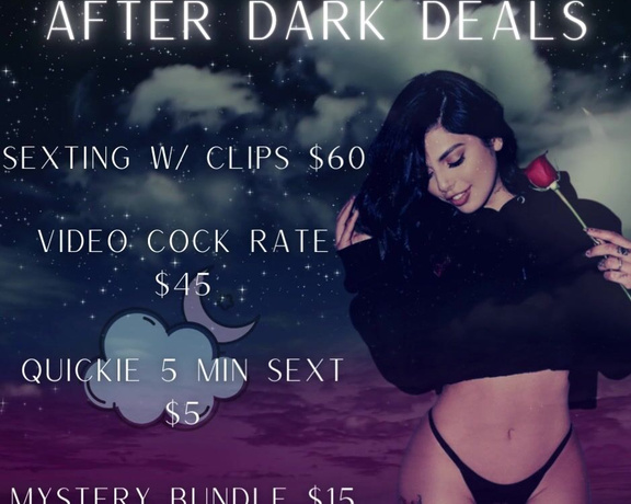 Gina_valentinaxxx aka gvalentinaxxx OnlyFans - AFTER DARK DEALS A LATE NIGHT SNACK sounds good, dont you think While you eat