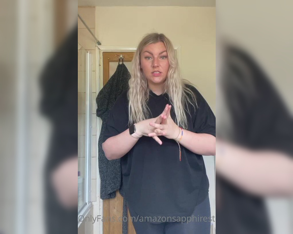 Sapphire Stone aka amazonsapphirestone OnlyFans - Weigh in video update!