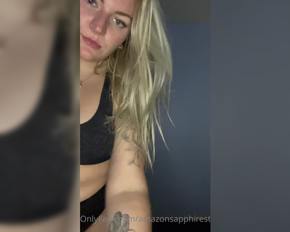 Sapphire Stone aka amazonsapphirestone OnlyFans - Preview of my 8 minute trash talk video… who’s taking me on in the ring after