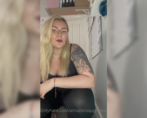 Sapphire Stone aka amazonsapphirestone OnlyFans - Another fabulous height comparison video with sexy humiliation talk Me in high heels vs 5’8 Tip