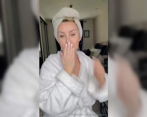 BritishBlonde aka britishblonde OnlyFans - Just a milf enjoying a mothers day pampering