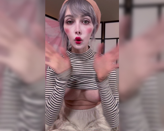 Coral Reef Watch aka coral_reef OnlyFans - I had so much fun pretending to be a mime and playing with an invisible dildo