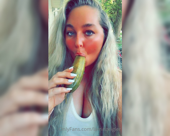 Larrin Zeigler aka larrinzeigler OnlyFans - The real question is, what does YOUR pickle taste like