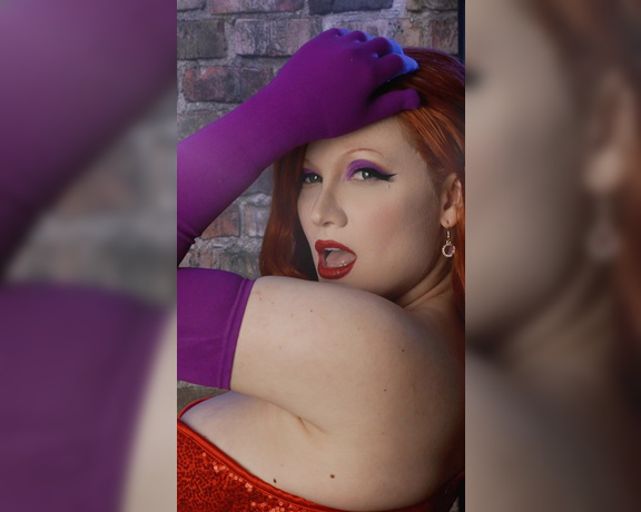 Veronica Dax aka veronicadax OnlyFans - I hope youre all ready for my Jessica Rabbit show tomorrow! I am really stoked and