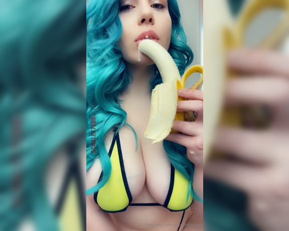 ScarlettFoxPlay aka scarlettfoxplay OnlyFans - ### Cream On Mommy JOI Chocolate Banana Tiddy Fuck & Deepthroat 1