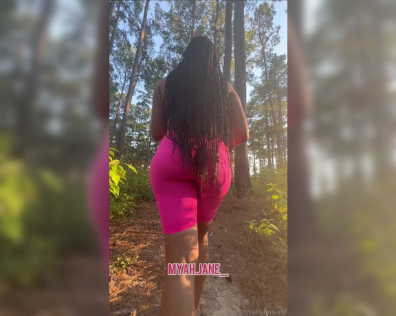 Myah Jane aka myahjanesvip OnlyFans - I really be in the woods in flip flops