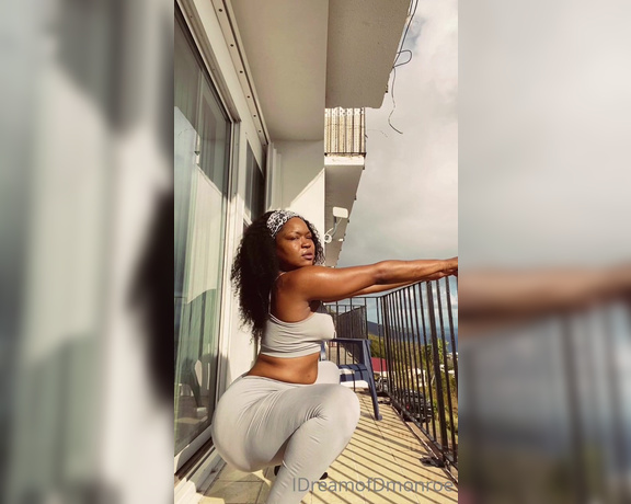 Diamond Monroe aka idreamofdmonroe OnlyFans - Watch how flexible I am and support my new yoga journey , feel free