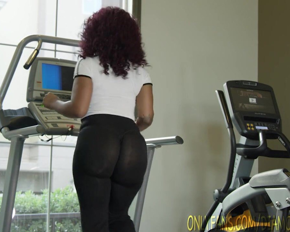 Diamond Monroe aka idreamofdmonroe OnlyFans - Work out video part 1