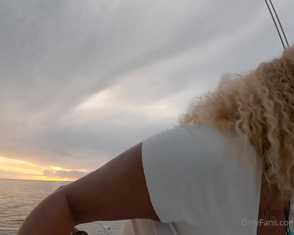 Mango Maddy aka mangomaddy OnlyFans - BTS Sunset Cruise