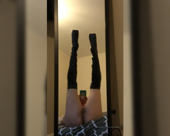 Amy_taboo - Nothing makes me spreed my legs like Thigh high leather boots DR (26.11.2019)
