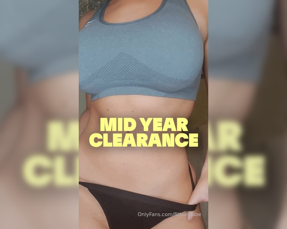 Fitbunbabe aka fitbunbabe OnlyFans - MID YEAR CLEARANCE My most memorable files from 2024 so far! Can you believe that peach,