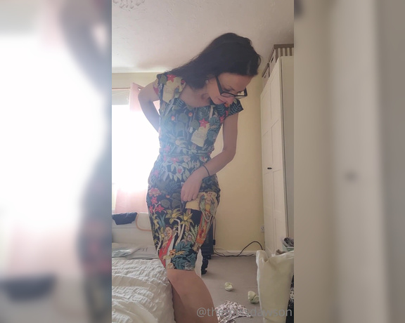 Miss Dawson aka themissdawson OnlyFans - Trying on a gorgeous vintage dress Thank you Paul )