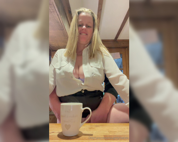 Mrs Marie x aka naughtymariex OnlyFans - Mmmm what a naughty time I had too making a cuppa