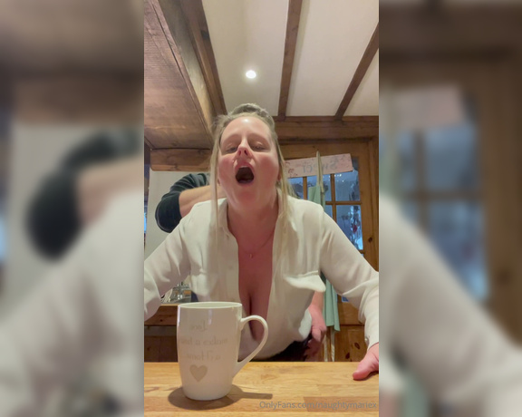 Mrs Marie x aka naughtymariex OnlyFans - Mmmm what a naughty time I had too making a cuppa