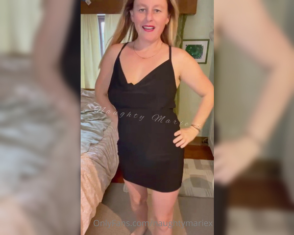 Mrs Marie x aka naughtymariex OnlyFans - Anyone going to take me out to dinner in my new dress !