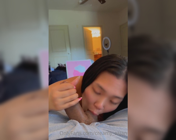 Creamy_asian aka creamy_asian OnlyFans - My double hand twist blowjob combo will have you coming back for more and more