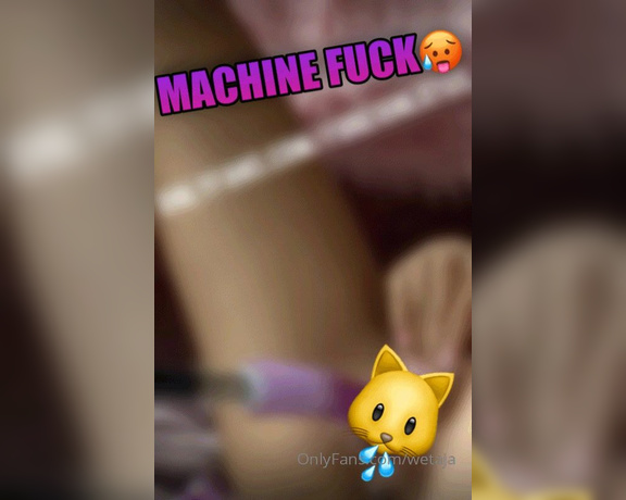 Wetaja aka wetaja OnlyFans - ### MACHINE FUCK DRILLING I was sooo horny that i decided to buy a machine fuck