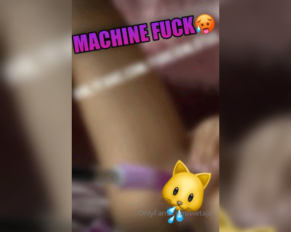 Wetaja aka wetaja OnlyFans - ### MACHINE FUCK DRILLING I was sooo horny that i decided to buy a machine fuck