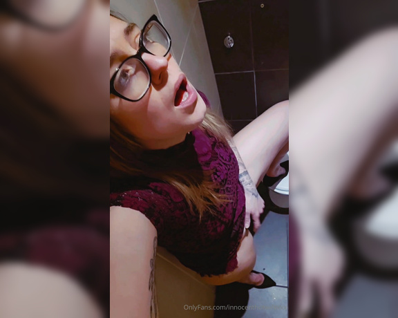 Innocent Hotwife aka innocenthotwifexxx OnlyFans - Sometimes you are just too horny and cannot help yourself! So I went to the toilets