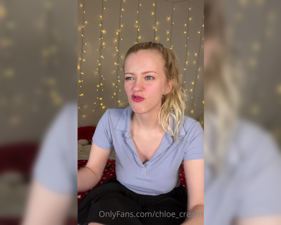 Chloe Cream aka chloe_cream OnlyFans - HIII! If you want to skip me talking go straight to the second video! There’s 3