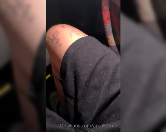 Area51FREAK aka area51freak OnlyFans - [EXPERIMENT]  Quick car handjob cuz we almost got caught