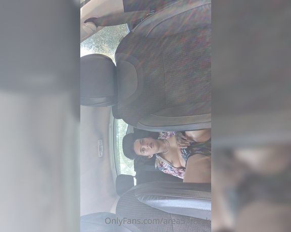 Area51FREAK aka area51freak OnlyFans - [EXPERIMENT]  Wanking with dildo in the car