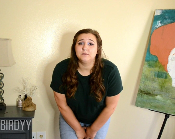 DirtyBirdyy - BBW Pisses Herself in Jeans, Pee, Jeans/Pants Wetting, Desperation, Female Desperation, Wet & Messy, ManyVids