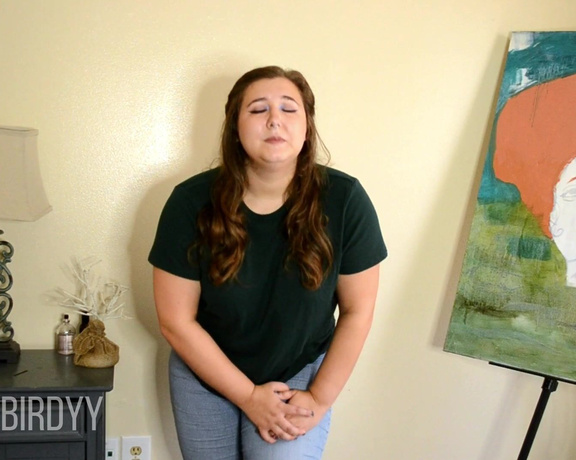 DirtyBirdyy - BBW Pisses Herself in Jeans, Pee, Jeans/Pants Wetting, Desperation, Female Desperation, Wet & Messy, ManyVids