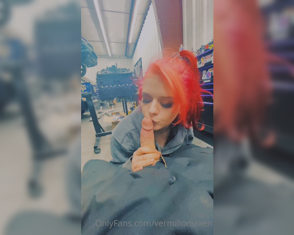 Ms Red aka vermilionvixen OnlyFans - Last minute he whipped his cock out before we left the shop, I couldn’t say