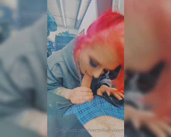 Ms Red aka vermilionvixen OnlyFans - Last minute he whipped his cock out before we left the shop, I couldn’t say