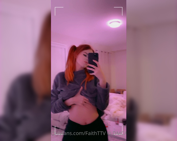 FaithTTV aka faithttv OnlyFans - Don’t be fooled I’m hiding tiddies under my comfy clothes 1 photo & 2 videos)