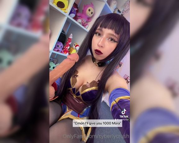 CyberlyCrush aka cyberlycrush OnlyFans - New cosplay and new tiktoks Mona from Genshin Impact