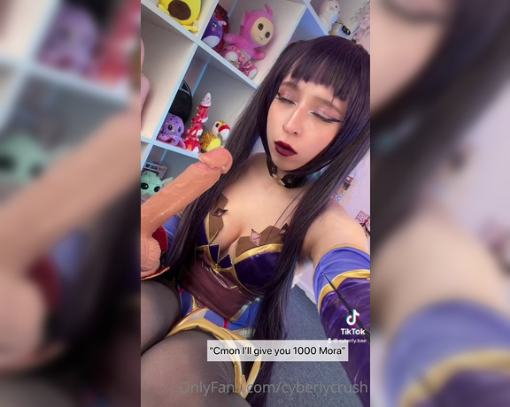 CyberlyCrush aka cyberlycrush OnlyFans - New cosplay and new tiktoks Mona from Genshin Impact