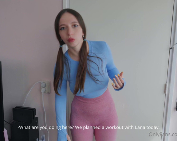 CyberlyCrush aka cyberlycrush OnlyFans - NEW VIDEO 26+ minutes) Lana didnt show up for a joint workout and her boyfriend decided