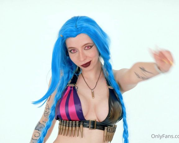 CyberlyCrush aka cyberlycrush OnlyFans - NEW VIDEO 26 mins, 4k) If you’re ready cum and play Jinx gets wet,