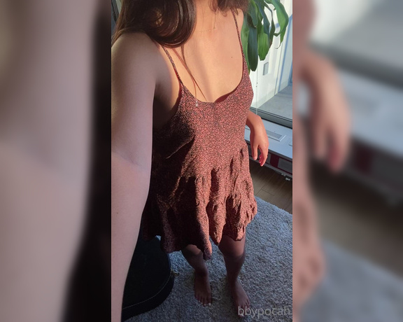 Bbypocah aka bbypocah OnlyFans - Twirling around If you caught me in public wearing this with no panties or bra, how