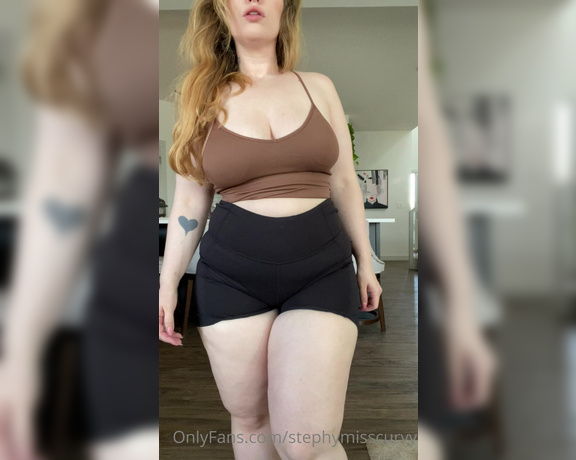 MsStephyReid aka msstephyreid OnlyFans - These shorts are a bit tight but I like it that way