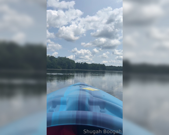 Shugah Boogah aka shugah_boogah OnlyFans - ”Plug and Play Kayak Edition” I needed to break my kayak in the right way…