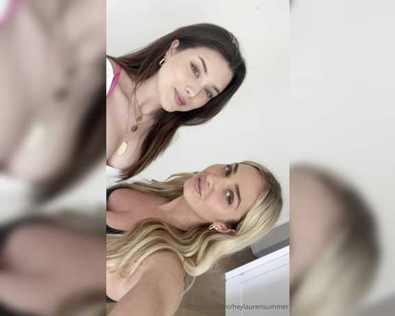 Lauren Summer aka heylaurensummer OnlyFans - FUCKKINGGG ME & @alexaadams3 ARE ABOUT MAKE YOUR DMS WET hmu me up for that