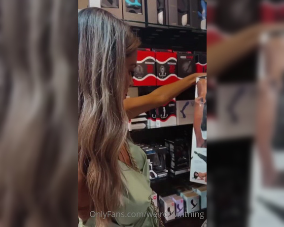 Weirdtwinthing aka weirdtwinthing OnlyFans - When i took my girlfriend to a sex shop @tashie999 httpsonlyfanscomtashie999