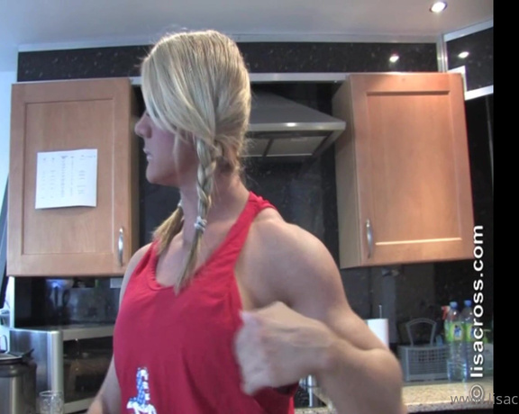 LisaXXXCross aka lisaxxxcross OnlyFans - Some footage from my bodybuilding world Real behind the scenes footage on what I eat how