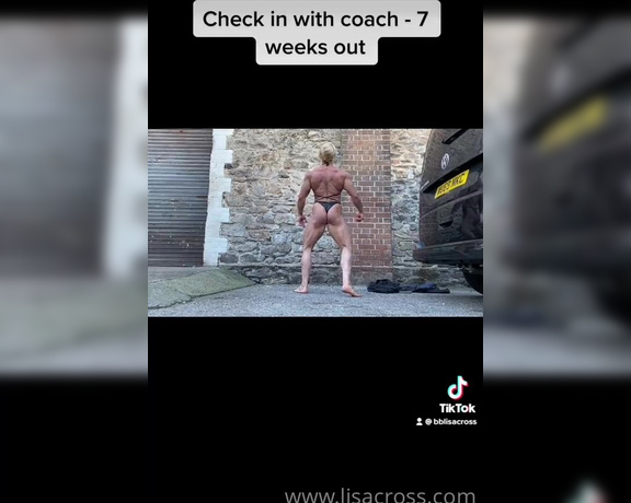 LisaXXXCross aka lisaxxxcross OnlyFans - Check in with coach at 7 weeks out from the Rising Phoenix Braving the cold and