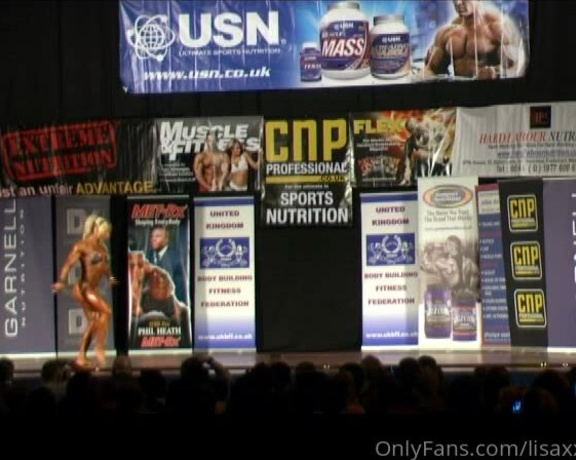 LisaXXXCross aka lisaxxxcross OnlyFans - Guest star spot at a UKBFF show two weeks before I won the British Overall Title