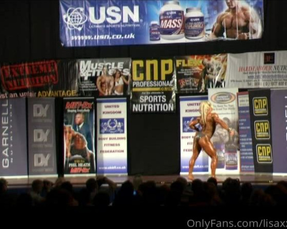 LisaXXXCross aka lisaxxxcross OnlyFans - Guest star spot at a UKBFF show two weeks before I won the British Overall Title