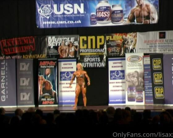 LisaXXXCross aka lisaxxxcross OnlyFans - Guest star spot at a UKBFF show two weeks before I won the British Overall Title