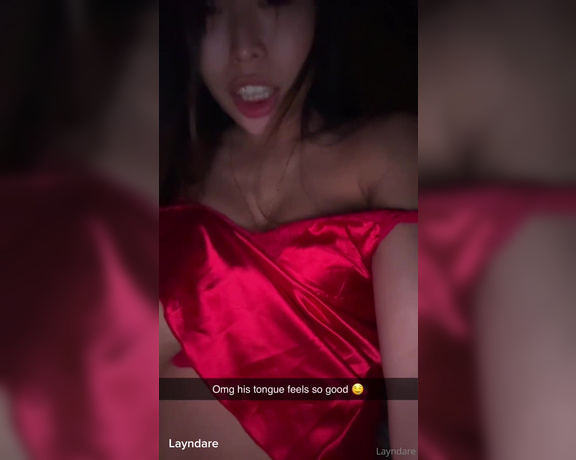 Lay & Alina aka layndare OnlyFans - I surprised hubby with this red chemise the other night and I think you can tell