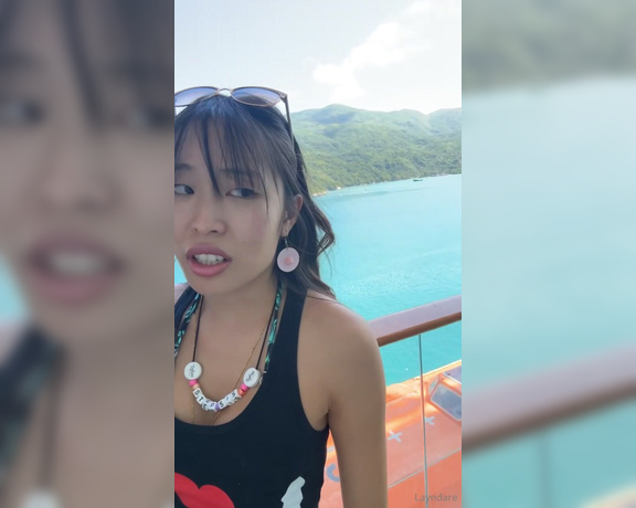 Lay & Alina aka layndare OnlyFans - Bliss Cruise Swingers’ Cruise)  Day 3 We docked in Labadee, Haiti but we didn’t get