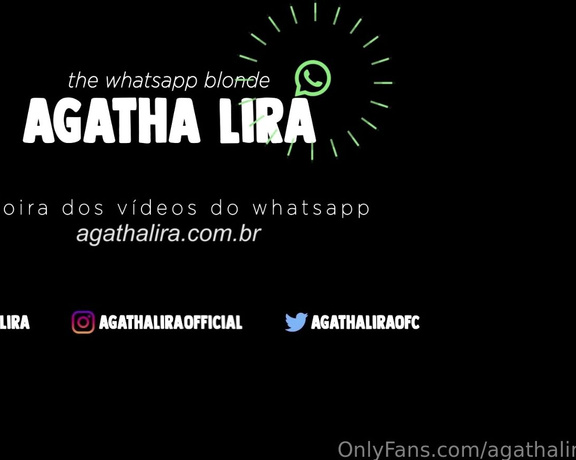 Agatha Lira aka agathaliraovip OnlyFans - Engoli o pau do branquinho e gozei em cima da filmadora