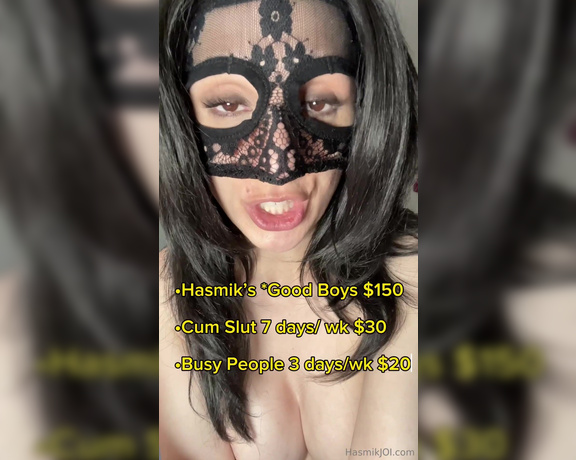 Hasmik JOI aka hasmikjoi OnlyFans - LETS RUIN EATING FEBRUARY!!! YOURE A SLUT FOR CEI AND RUINED ORGASMS Lets